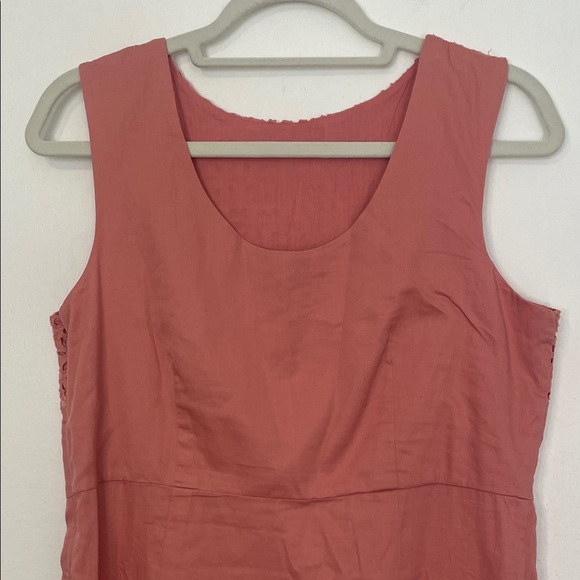 Chadwicks coral Pink Sleeveless Midi Dress Womens 10 - Picture 6 of 11